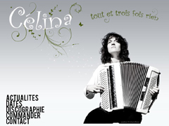 Chanteuse accordeonniste Celina