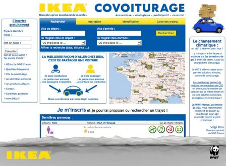 Leko, covoiturage d'Ikéa