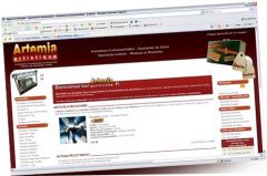 Artemia, nouveau site internet