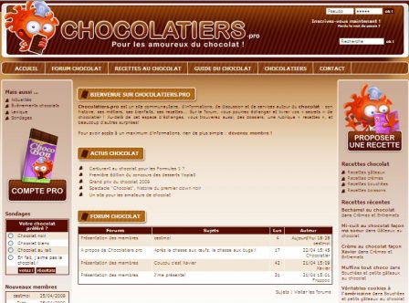 Site chocolatier.pro