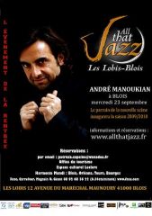 André Manoukian aux Lobis à Blois