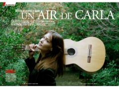 Carla fait la promo de son nouveau CD