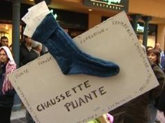 Election à la chaussette à Perpignan