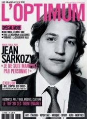Jean Sarkozy pose pour Optimum