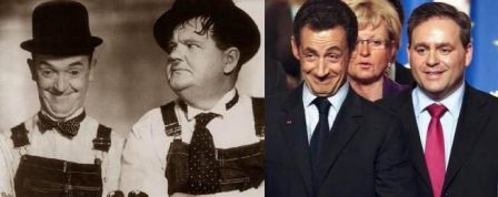 Sarkozy, Laurel et Hardy