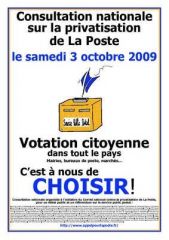 Votation sur le statut de La Poste