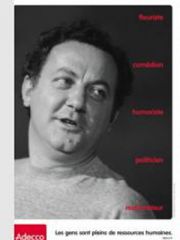 Coluche fait la pub d'Adecco