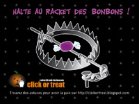 Racket de bonbons pour Halloween