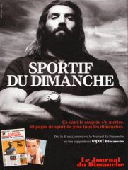 Chabal fait la pub Sport du JDD