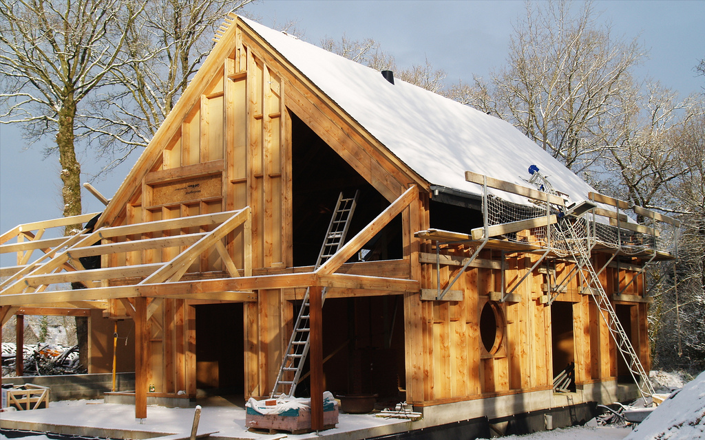 Maison écologique en bois