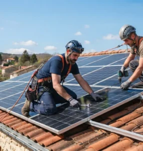 pose panneau solaire