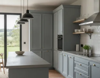 moderniser cuisine rustique changer integralite meubles